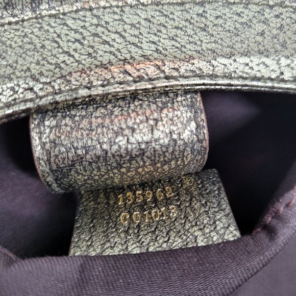 Gucci Gold Chain Link Gold Bamboo Bag - Picture 9 of 11